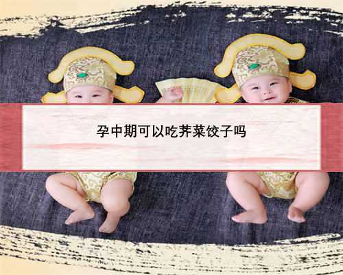 孕中期可以吃荠菜饺子吗